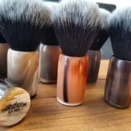 The Gentleman's Groom Room LTD Edition Black/White Synthetic Shaving Brush