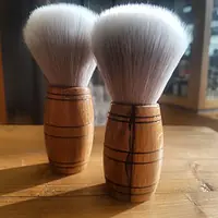 'Scotch Barrel' Shaving Brush Grey/White Synthetic - Master