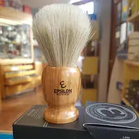 Epsilon White Horse Hair Shaving Brush 13071B - Master