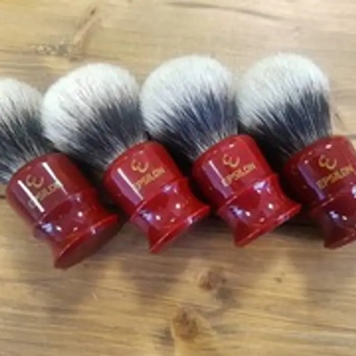 Epsilon Two Band Badger Hair Shaving Brush