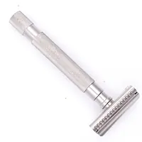 Parker 55SL Semi-Slant Safety Razor Satin Chrome - Master