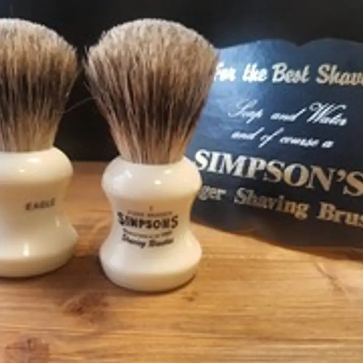 Simpsons Eagle 1 Pure Badger Shaving Brush