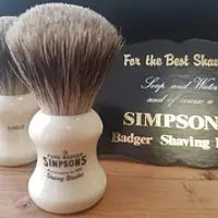Simpsons Eagle 3 Pure Badger Shaving Brush - Master
