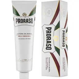 Proraso (White) Sensitive Skin Green Tea Shaving Cream Tube 150ml