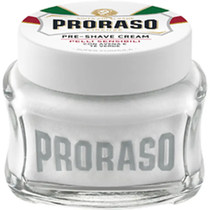 Proraso (White) Sensitive Skin Green Tea Pre And Post Shave Cream 100ml