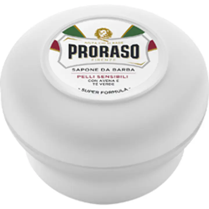 Proraso (White) Sensitive Skin Green Tea Shaving Cream Jar 150ml - Master