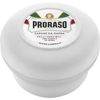 Proraso (White) Sensitive Skin Green Tea Shaving Cream Jar 150ml primary image