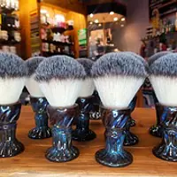 Local Artisan Hand Thrown Handle Shaving Brushes (synthetic knots) - Master