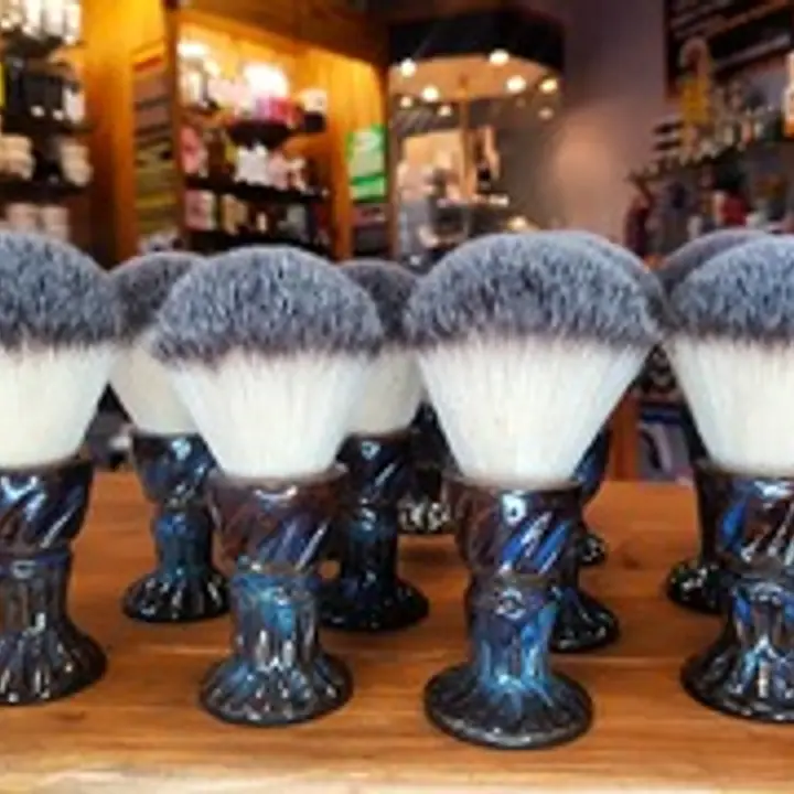 Local Artisan Hand Thrown Handle Shaving Brushes (synthetic knots)