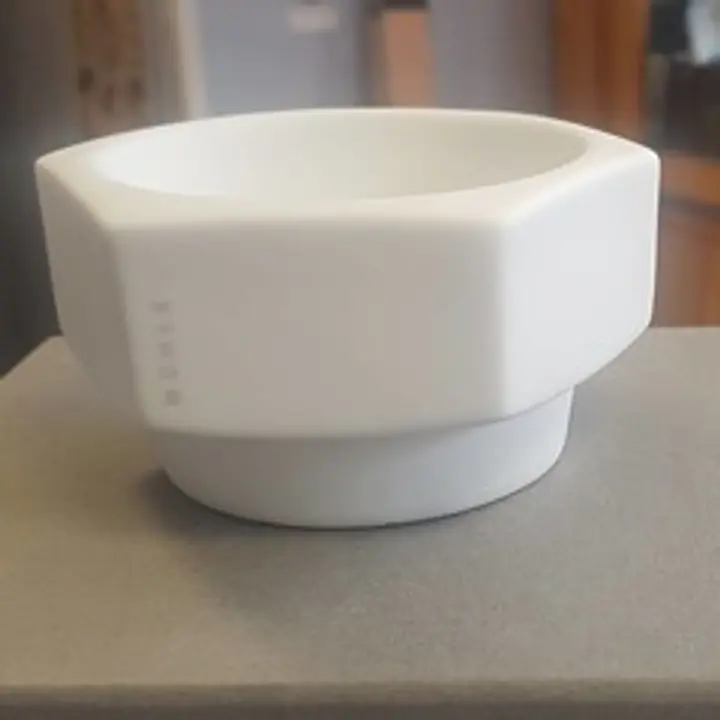 Muhle Hexagon White Porcelain Shaving Bowl