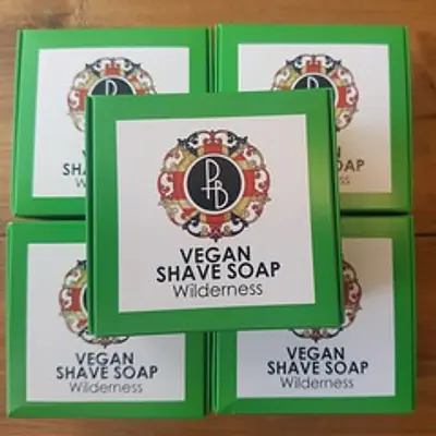Phoenix & Beau Vegan Wilderness Shaving Soap 40g primary image