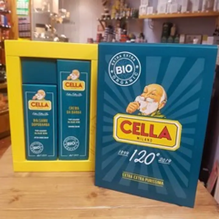 Cella Aloe Vera Shaving Cream & Aftershave Balm Gift Set