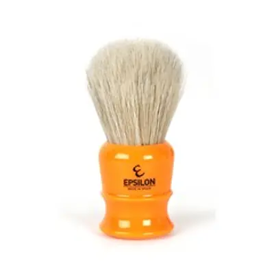 Epsilon White Horse Hair Shaving Brush (Butterscotch) primary image