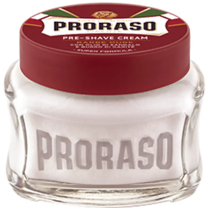 Proraso (Red) Shea Butter & Sandalwood Pre And Post Shave Cream 100ml - Master