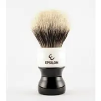 Epsilon Two Band Badger (Black & White) Shaving Brush - Master