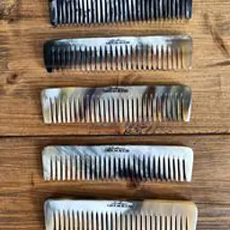 The Gentleman's Groom Room Real Horn Comb 4"