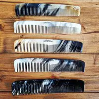The Gentleman's Groom Room Real Horn Comb 6 1/2" - Master