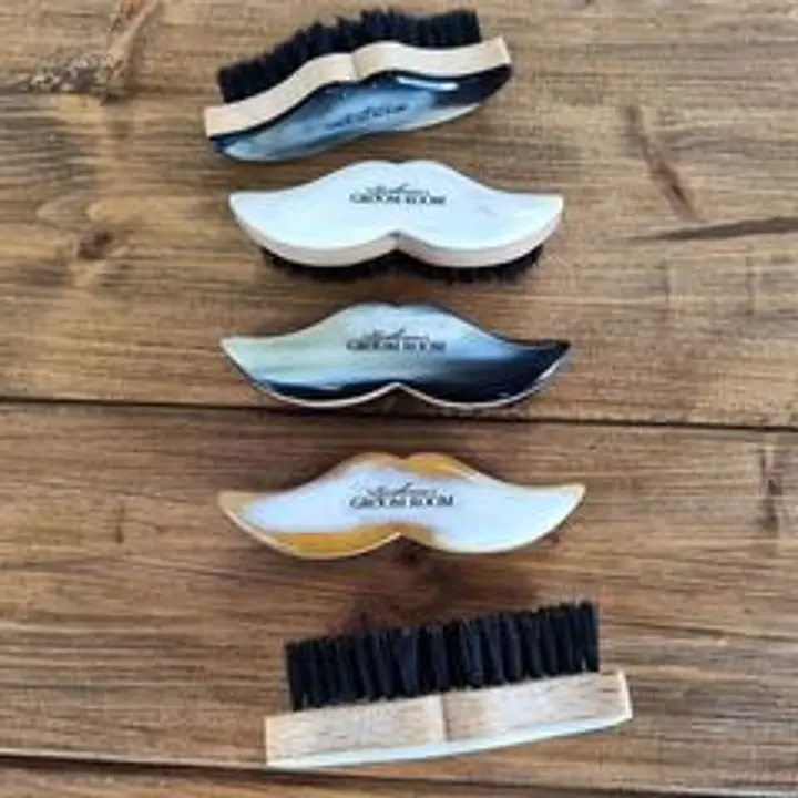The Gentleman's Groom Room Moustache/Beard Brush - Master