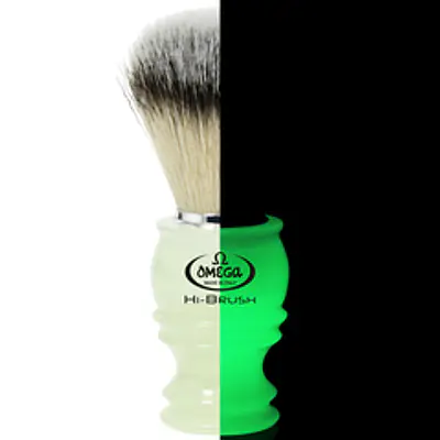 Omega Hi-Brush Glow In The Dark Shaving Brush primary image