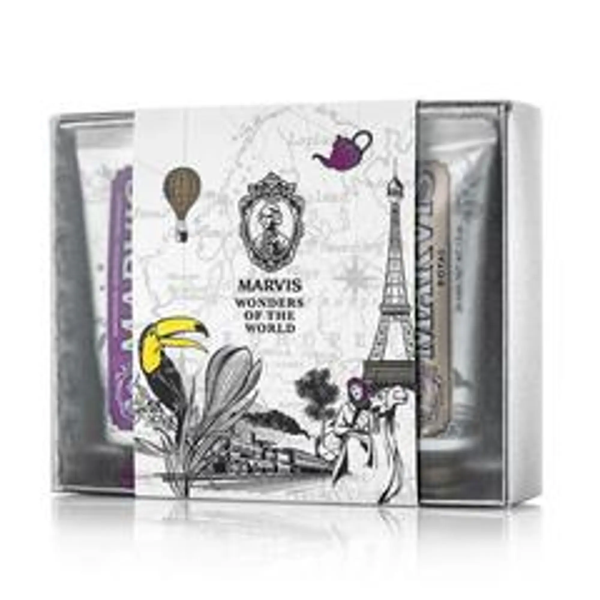 Marvis Wonders Of The World Toothpaste Travel Trio Set