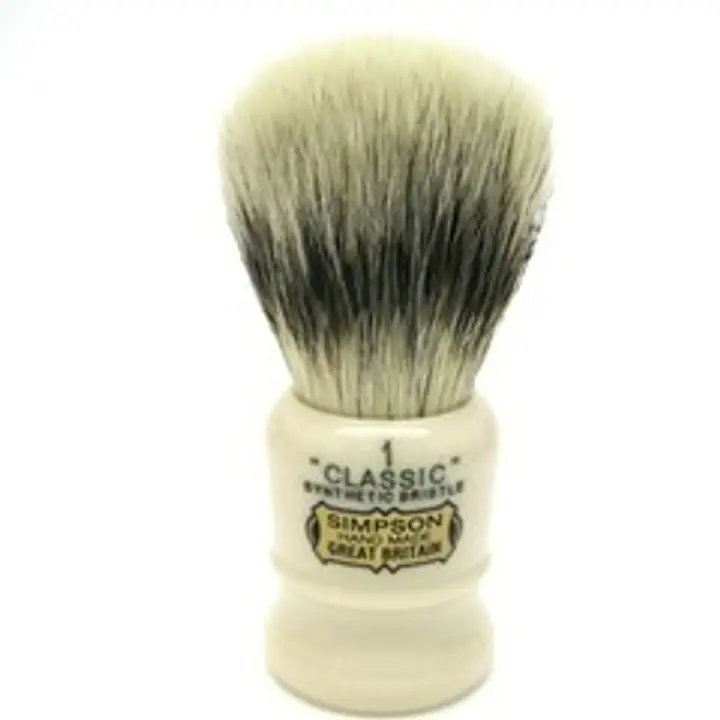 Simpsons Classic 1 Synthetic Shaving Brush With Travel Case - Master
