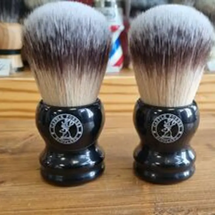 Castle Forbes Synthetic Hair Shaving Brush (Black) - Master