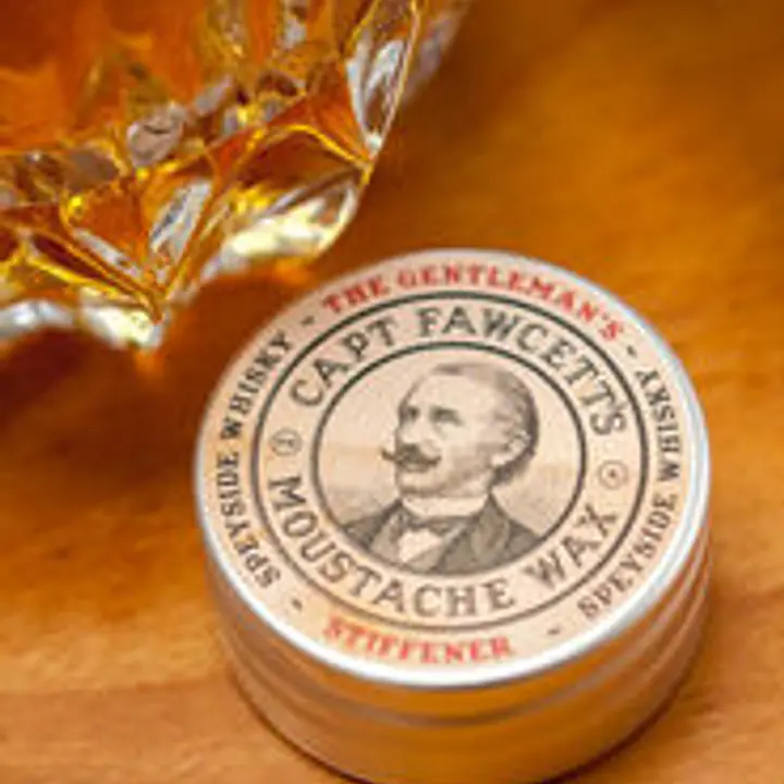 Captain Fawcett Gentleman's Stiffener Moustache Wax 15ml - Master