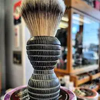 Yakisugi Scottish Oak Shaving Brush - Master