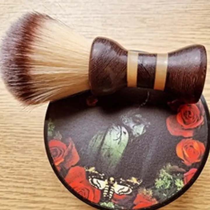 Bog Oak and Buffalo Horn Shaving Brush - Master