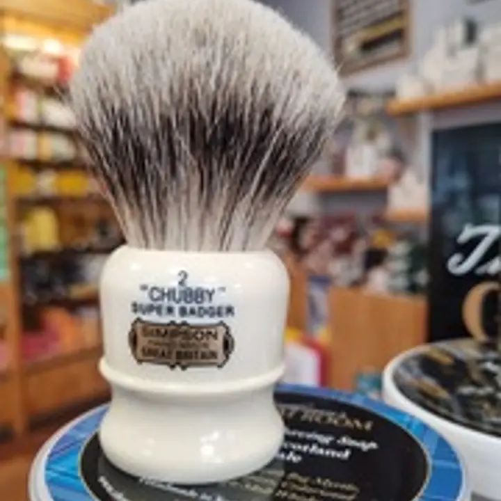 Simpsons Chubby 2 Super Badger Hair Shaving Brush - Master