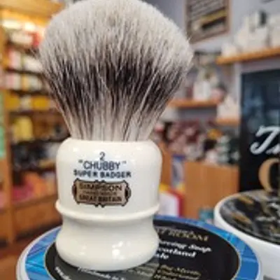 Simpsons Chubby 2 Super Badger Hair Shaving Brush primary image