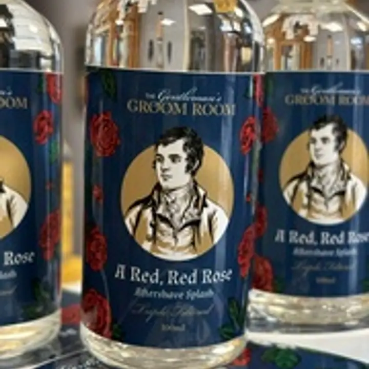 The Gentleman's Groom Room A Red, Red Rose Aftershave Splash 100ml