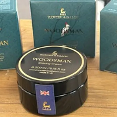 Plowden & Fallow Woodsman shaving cream 200ml primary image