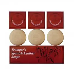 Geo F Trumper Spanish Leather Hand Soap 3 x 75g