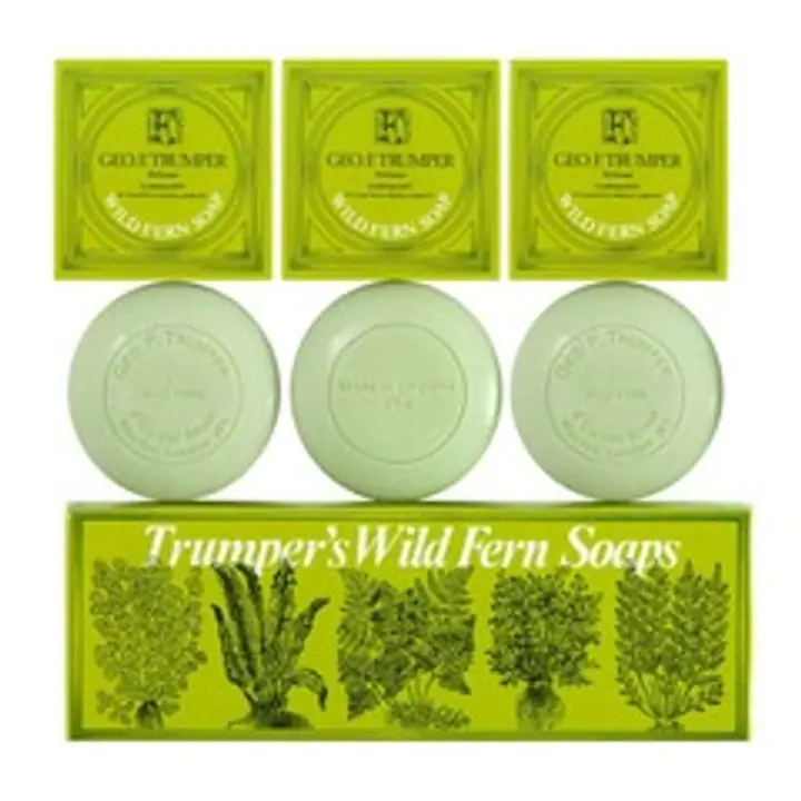 Geo F Trumper Wild Fern Hand Soap 3 x 75g