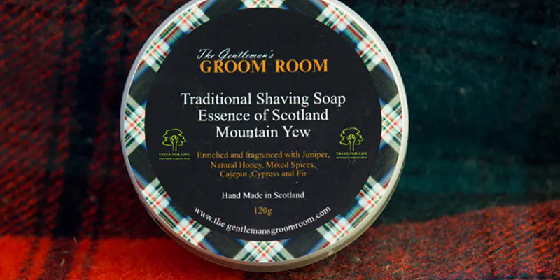 Essence of Scotland Mountain Yew Traditional Shaving Soap
