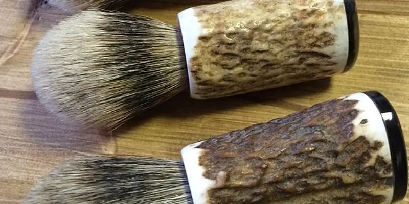 Scottish Stag Antler Shaving Brushes