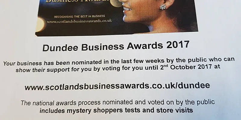 Dundee Business Awards 2017 Best Independent Retailer