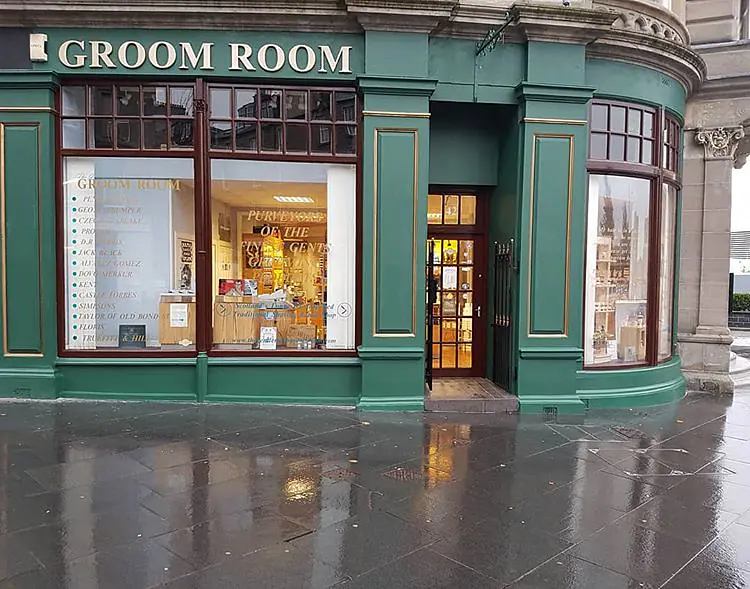 Lather Station At Our Dundee Shaving Shop