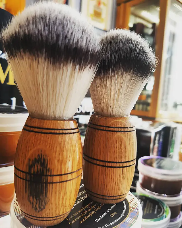 The 'Scotch Barrel' Shaving Brush And OC DE Safety Razor