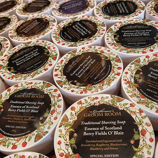 Essence of Scotland Berry Fields O'Blair Traditional Shaving Soap