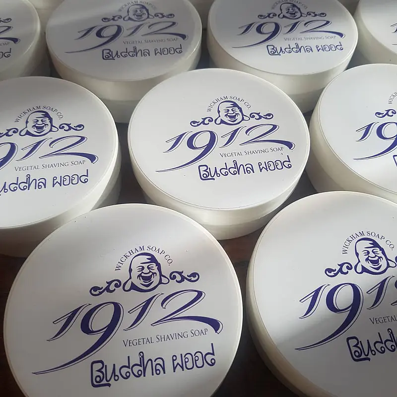 Wickham 1912 Buddha Wood Shaving Soap & Balm