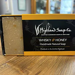 The Highland Soap Co. Whisky And Honey Handmade Natural Soap 190g