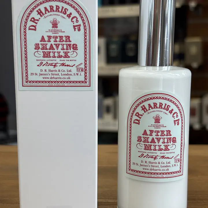 D.R Harris Aftershave Milk 100ml  Dispenser Bottle