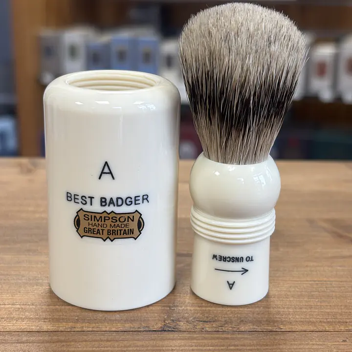 Simpsons Major Best Travel Badger Hair Shaving Brush - Master