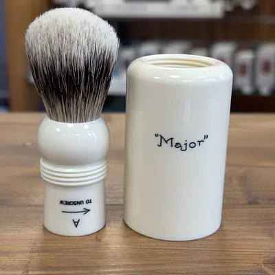 Simpsons Major Super Travel Badger Hair Shaving Brush primary image